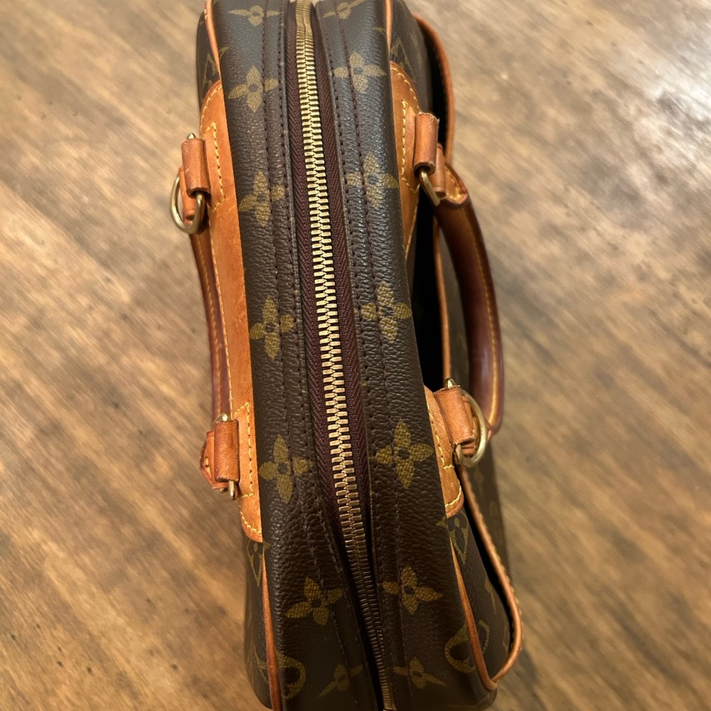 Vintage Louis Vuitton Trouville Leather Handbag Monogram LV Patina 2004 - Picture 4 of 17
